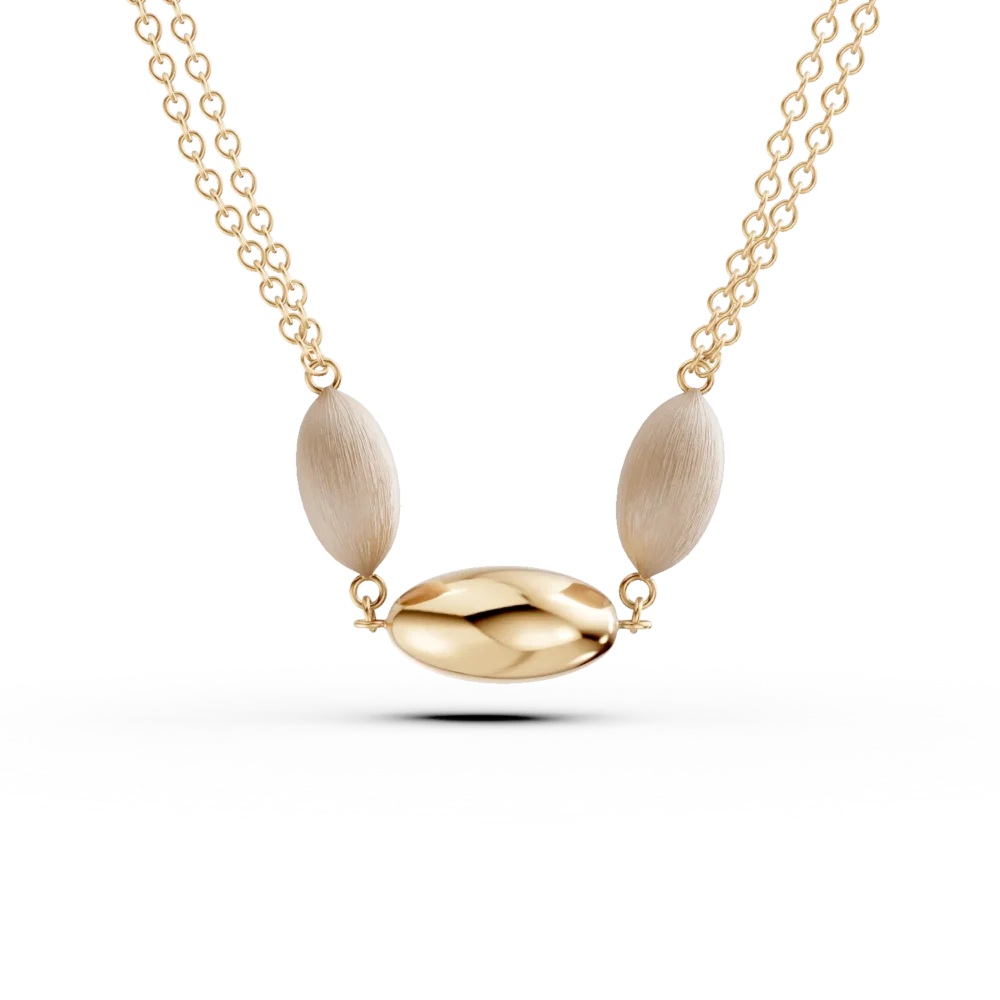 Colier din aur galben