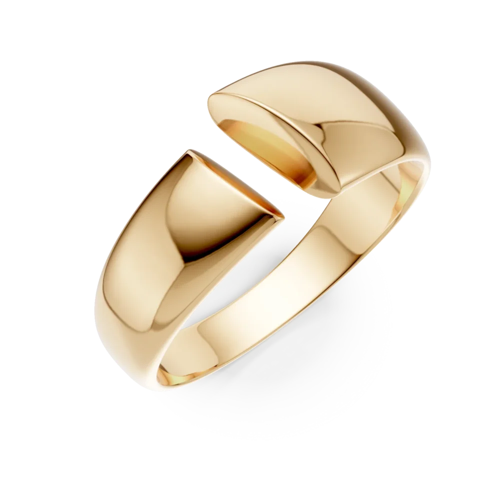 Inel deschis din aur galben