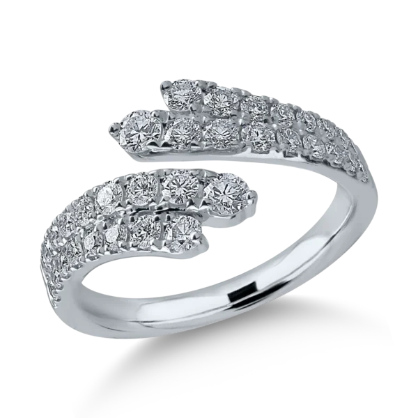 Inel din aur alb cu diamante de 1.03ct