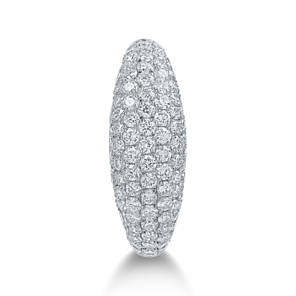 Inel din aur alb cu diamante de 1.39ct - imagine 2