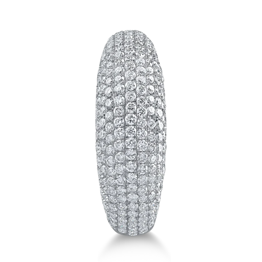 Inel din aur alb cu diamante de 1.39ct - imagine 2