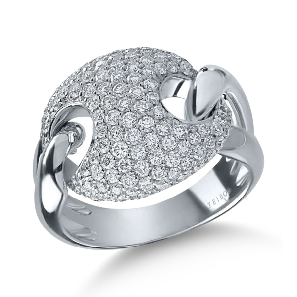 Inel din aur alb cu diamante de 1.44ct