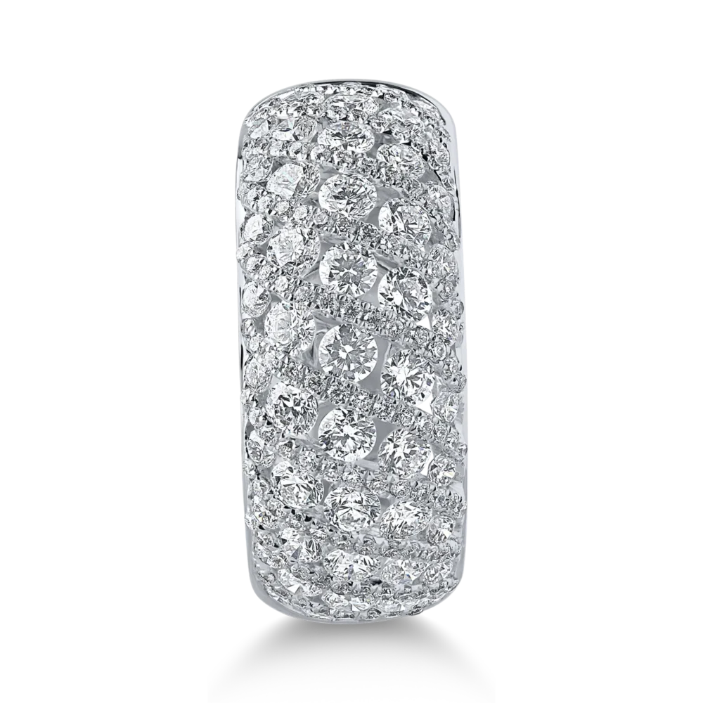 Inel din aur alb cu diamante de 1.87ct - imagine 3