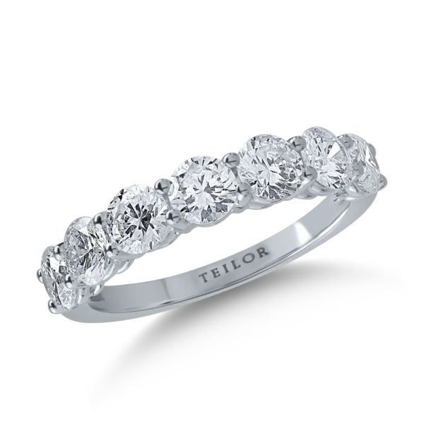 Inel din aur alb cu diamante de 1.93ct