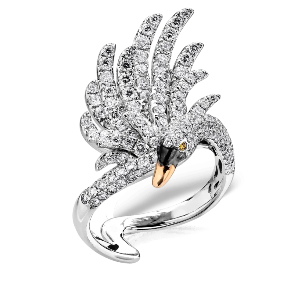 inel de aur cu diamante