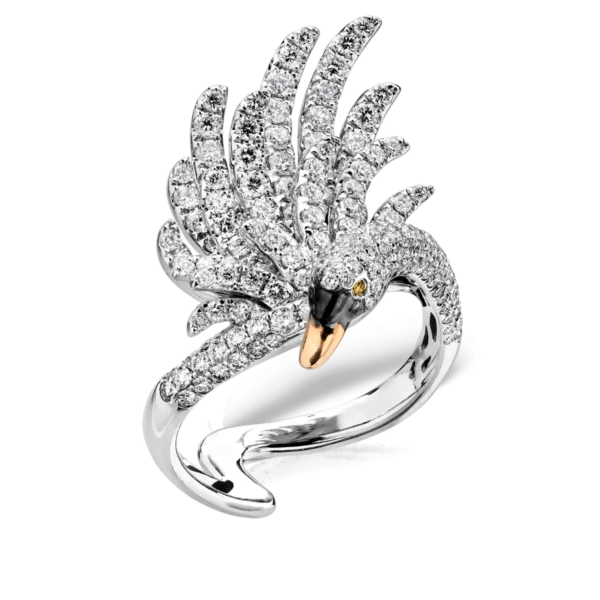 inel de aur cu diamante