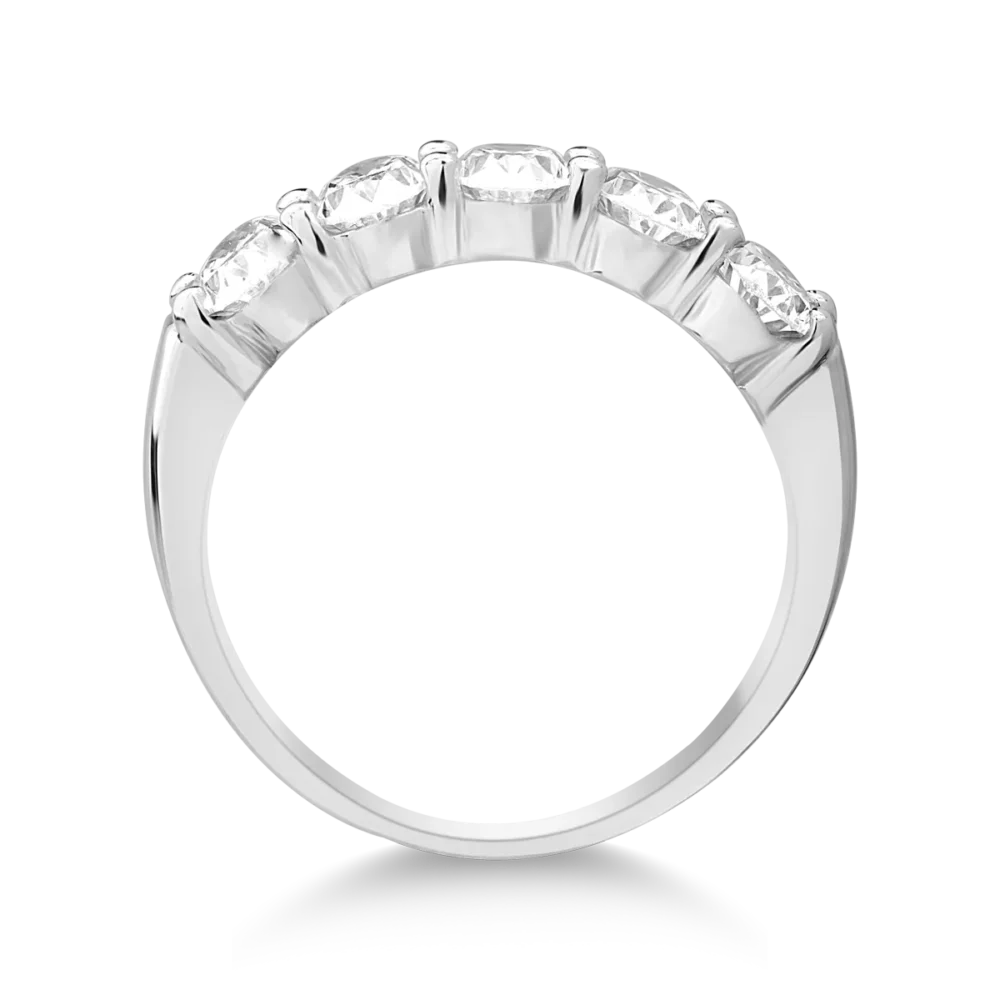 Inel din aur alb - imagine 2