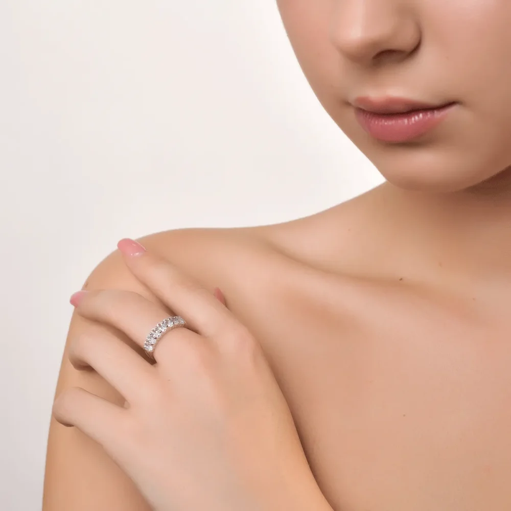 Inel din aur alb - imagine 3