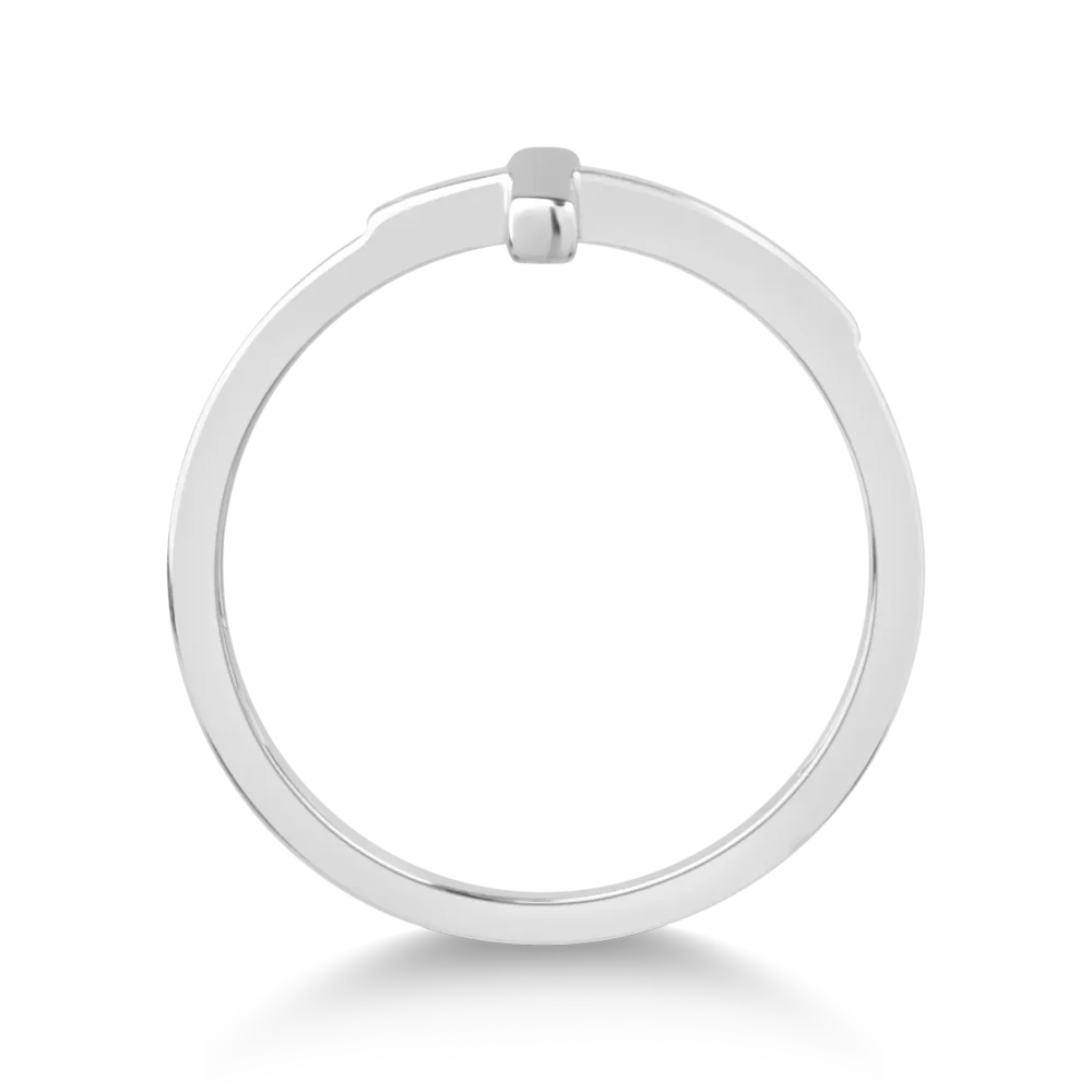 Inel din aur alb - imagine 2