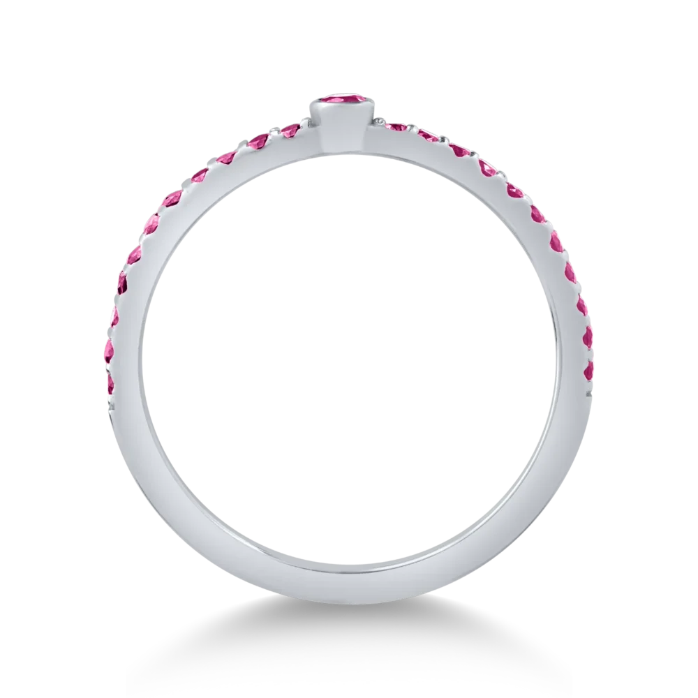 Inel din aur alb - imagine 2