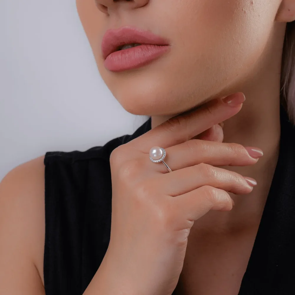 Inel din aur alb - imagine 3