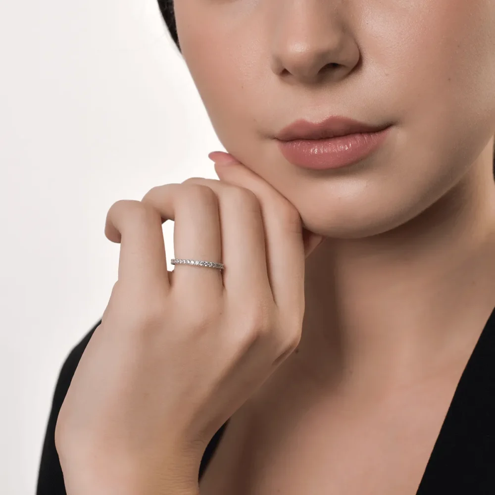 Inel din aur alb - imagine 4