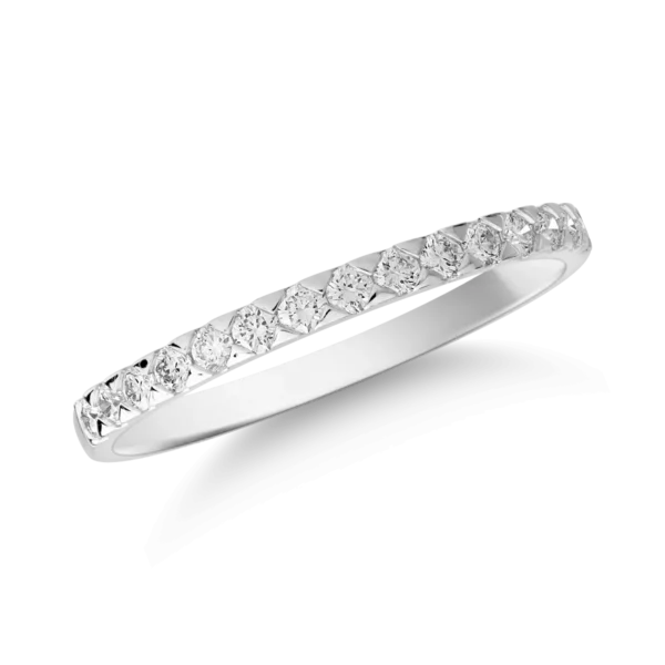 Inel din aur alb cu diamante de 0.23ct