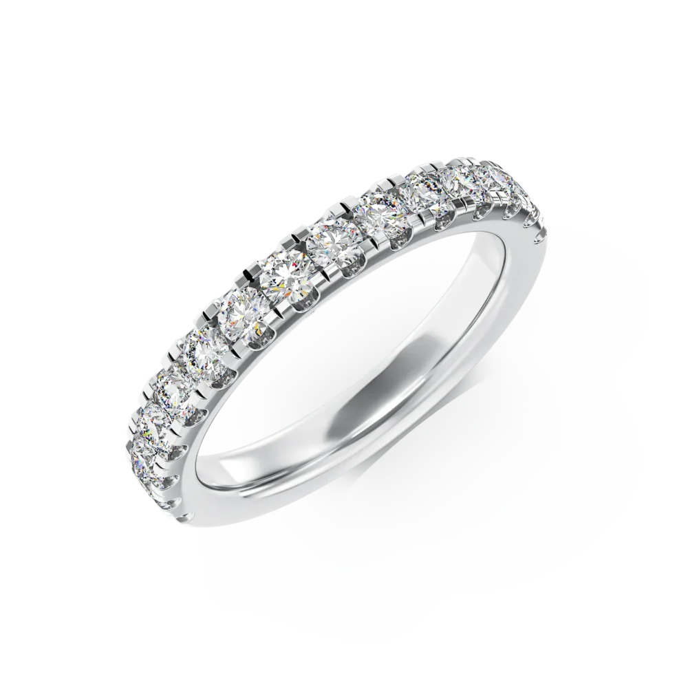 Inel din aur alb cu diamante de 0.51ct