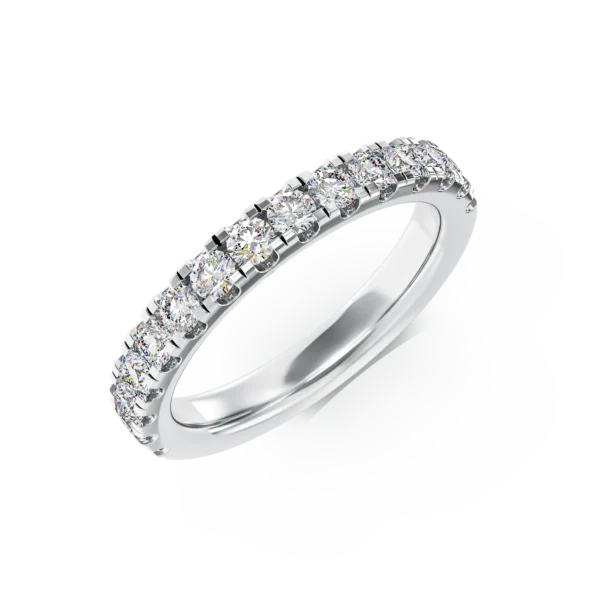 Inel din aur alb cu diamante de 0.51ct