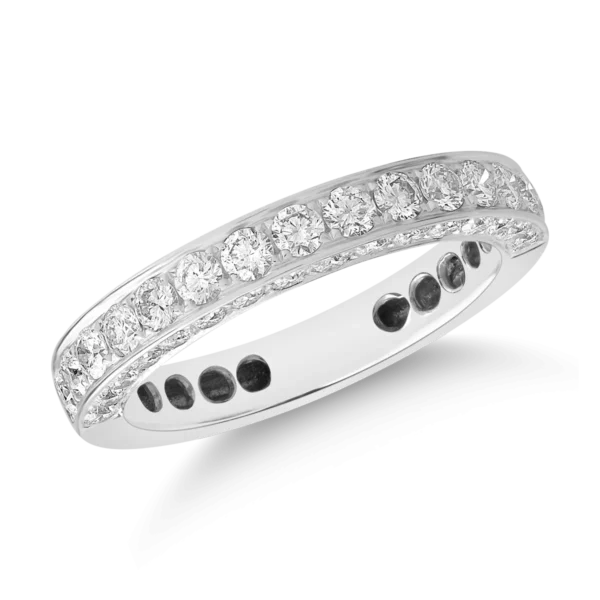 Inel din aur alb cu diamante de 1.25ct