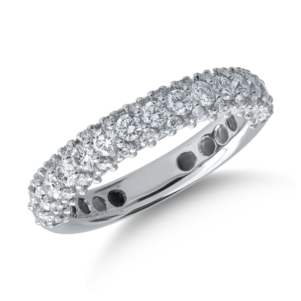 Inel din aur alb cu diamante de 1.57ct