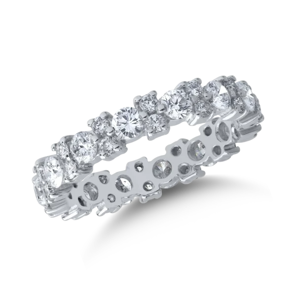 Inel din aur alb cu diamante de 1.78ct