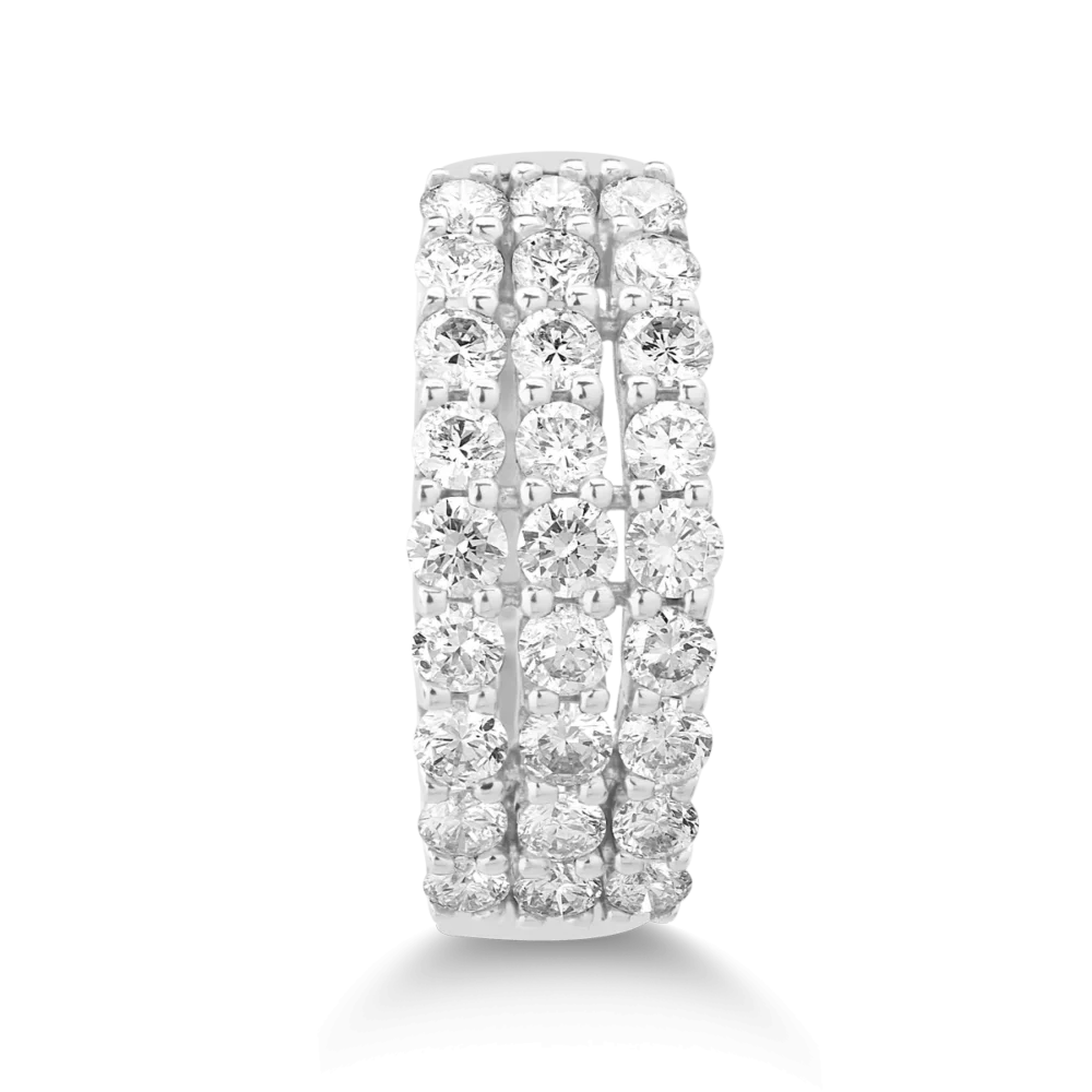 Inel din aur alb cu diamante de 1ct - imagine 3