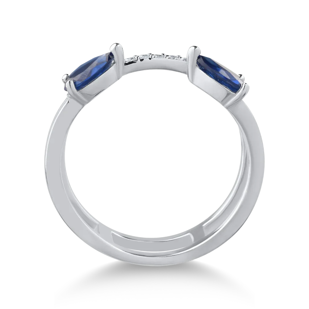 Inel din aur alb - imagine 2