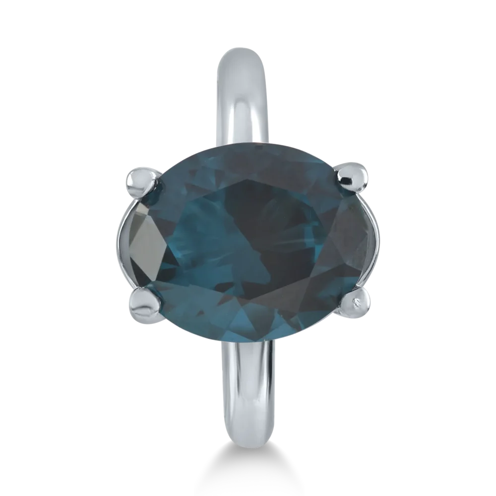 Inel din aur alb - imagine 2