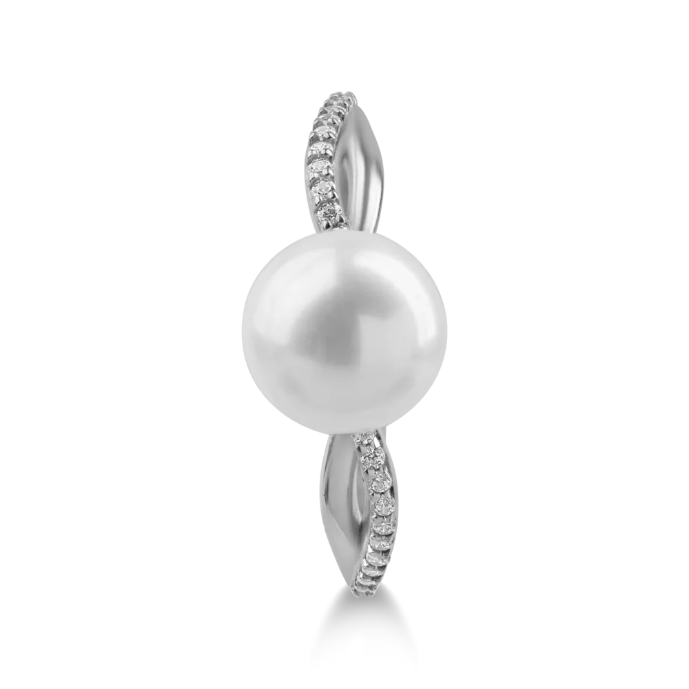 Inel din aur alb - imagine 2