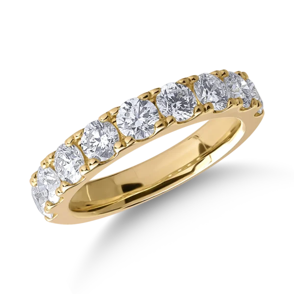 Inel din aur galben cu diamante de 1.5ct