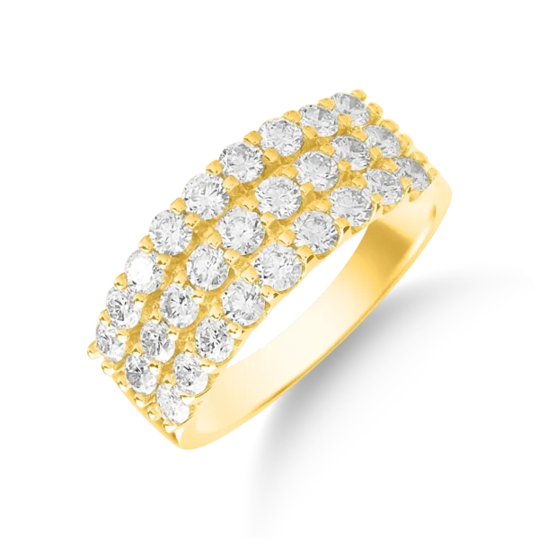 Inel din aur galben cu diamante de 1ct