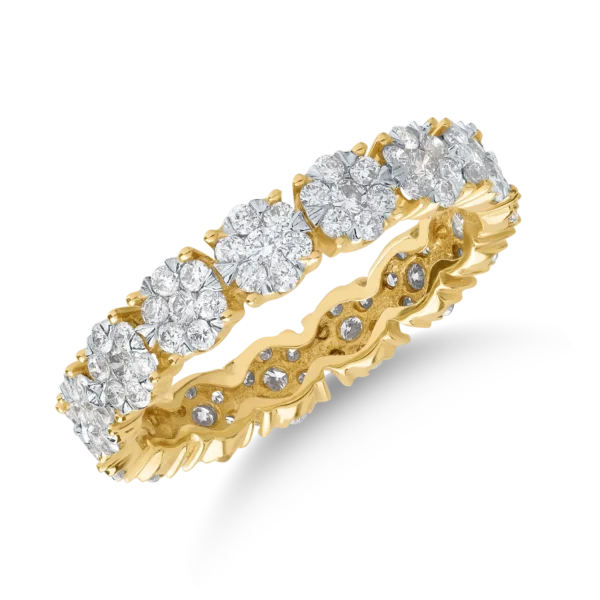 Inel din aur galben cu diamante de 1ct