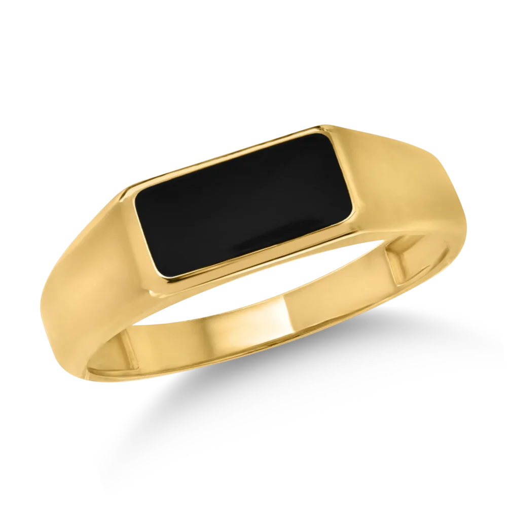 Inel din aur galben pentru barbati