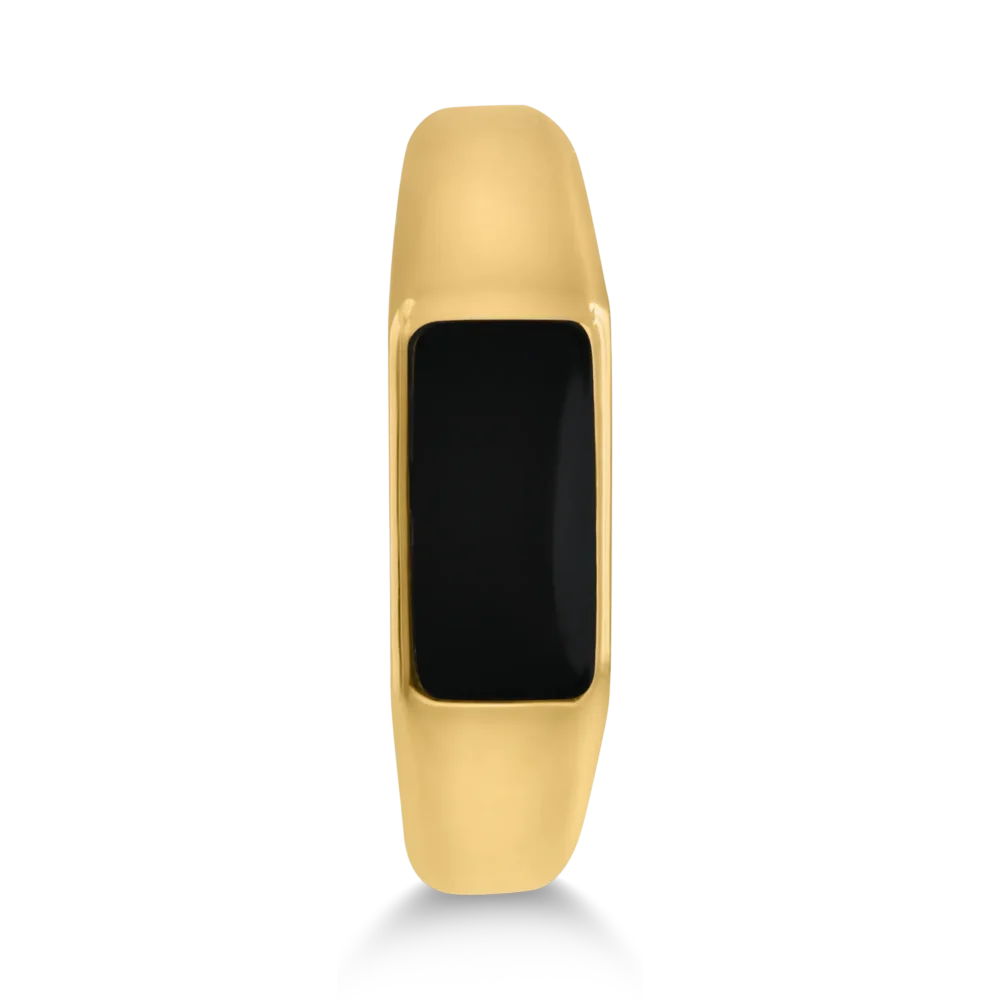 Inel din aur galben pentru barbati - imagine 2