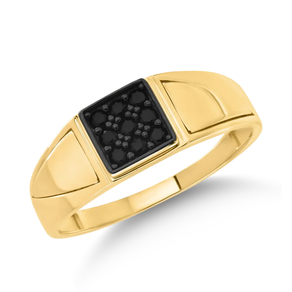 Inel din aur galben pentru barbati