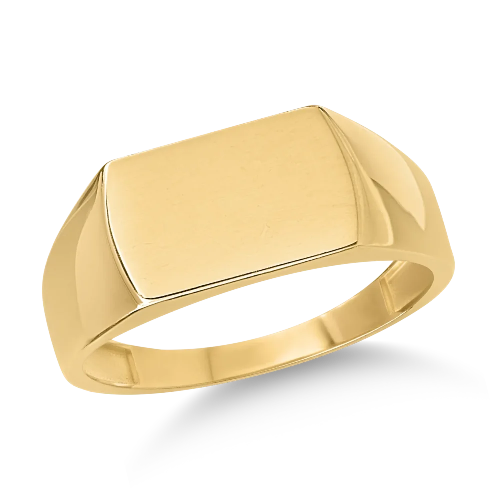 Inel din aur galben pentru barbati