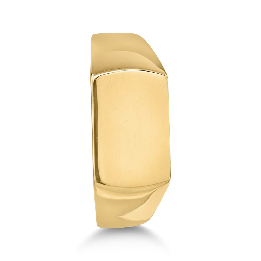 Inel din aur galben pentru barbati - imagine 2