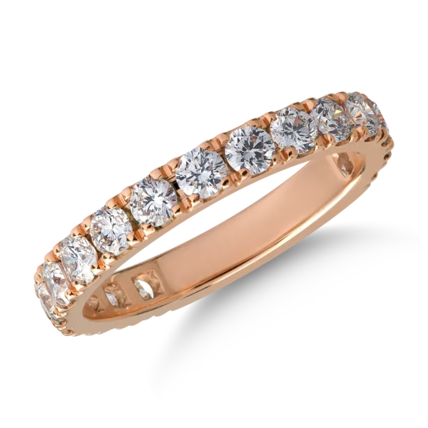 Inel din aur roz cu diamante de 1.25ct