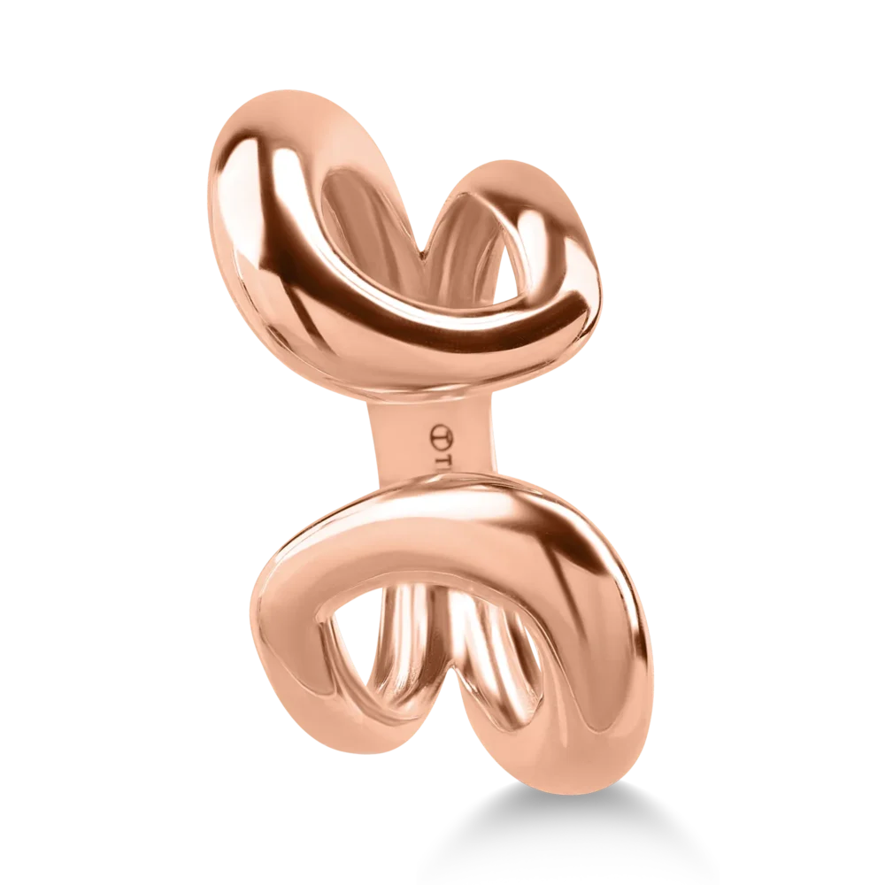 Inel din aur roz - imagine 2