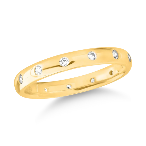 Inel eternity din aur galben