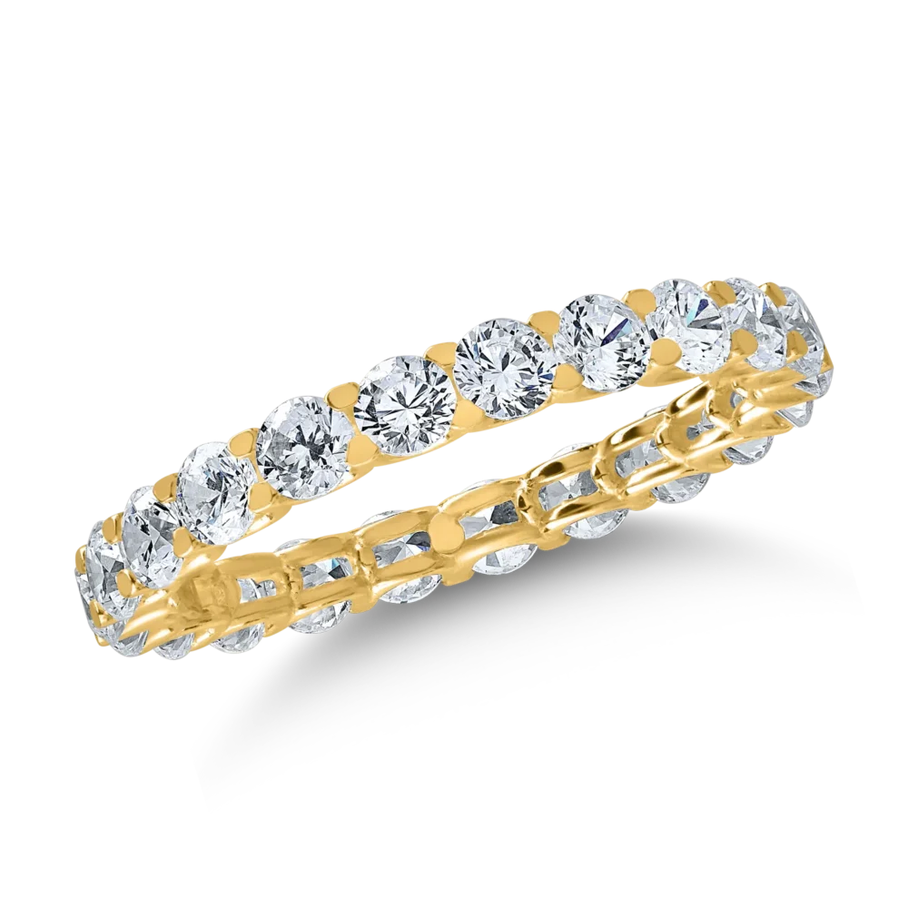 Inel eternity din aur galben