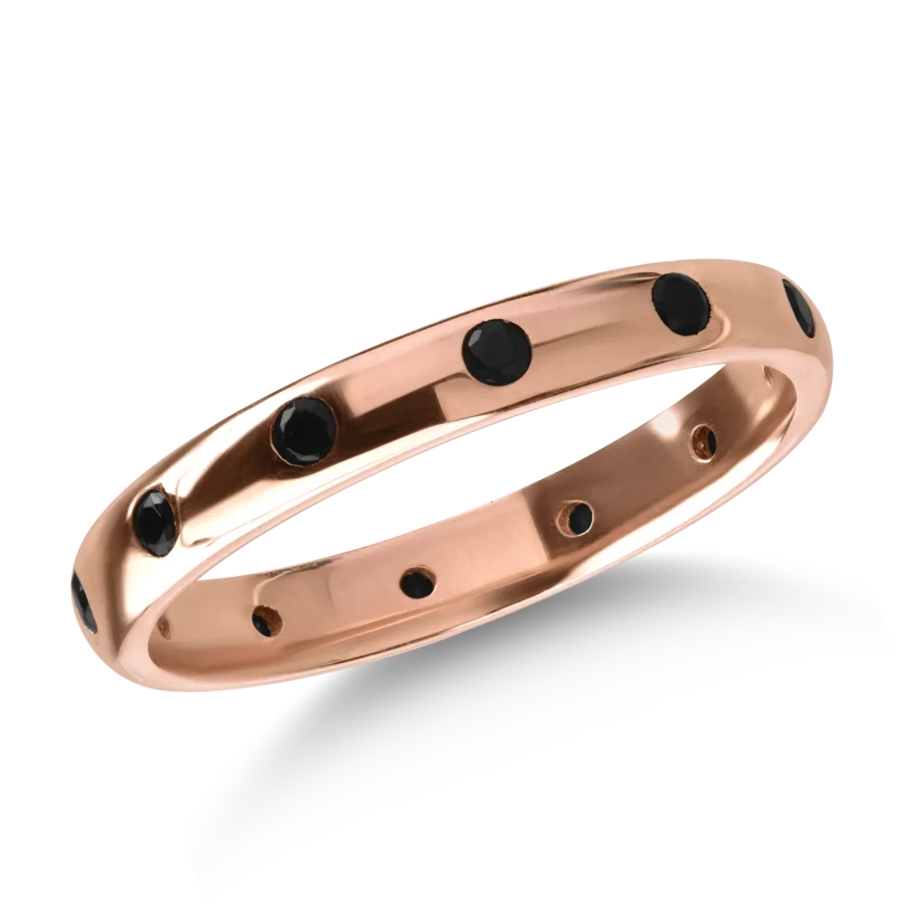 Inel eternity din aur roz