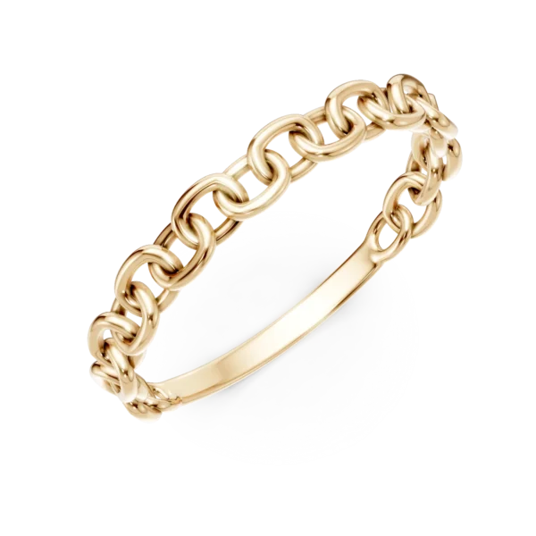 Inel impletit din aur galben