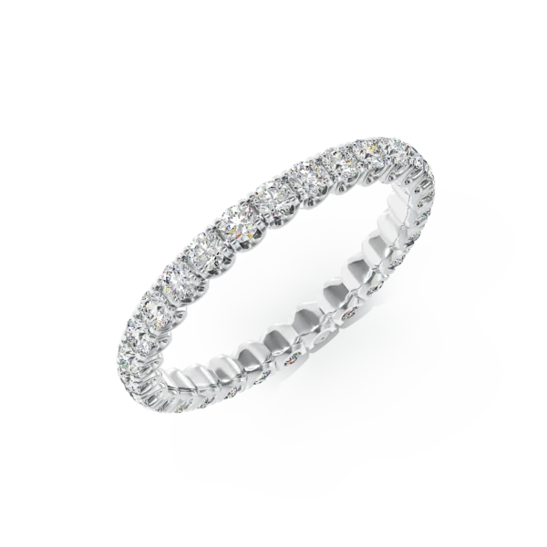 Inel din aur alb cu diamant de 1ct