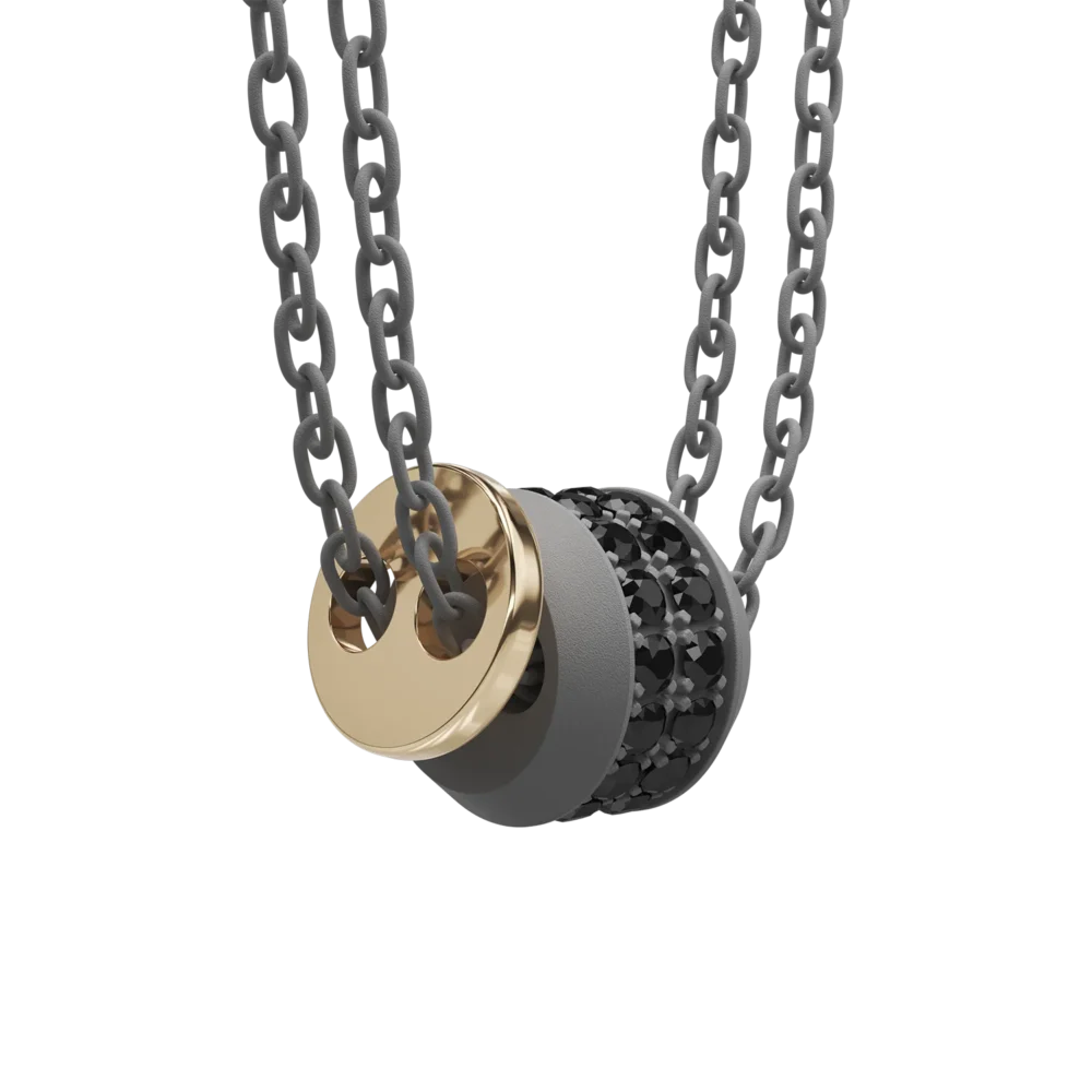 Lant cu pandantiv Double Skyline - imagine 2