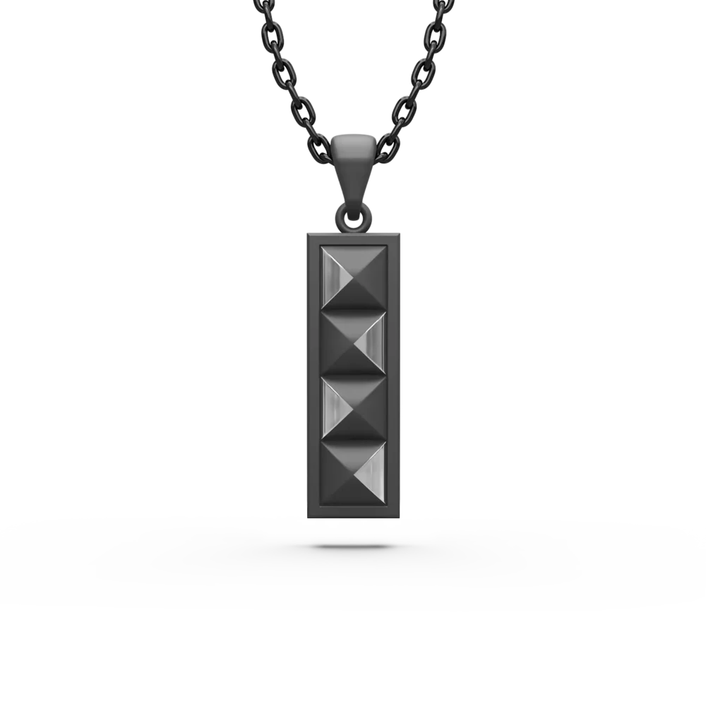 Lant cu pandantiv Golden Titanium