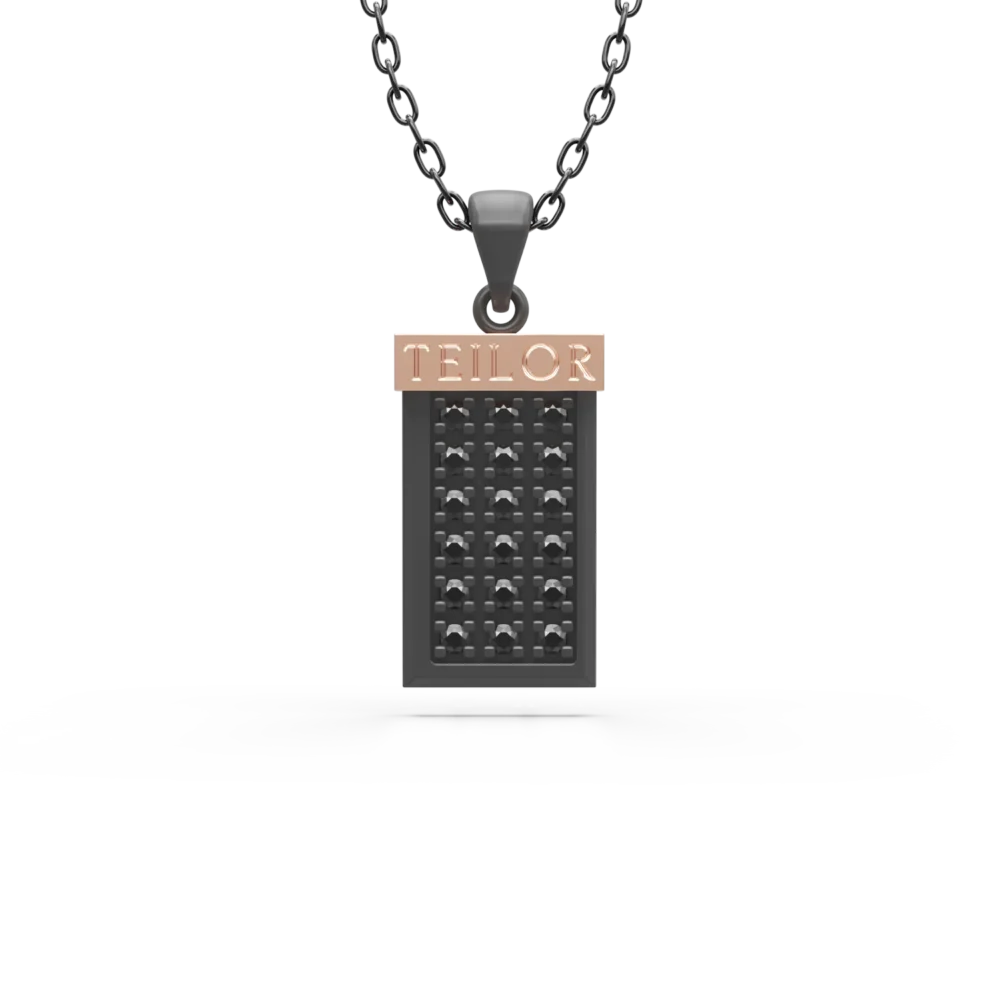 Lant cu pandantiv Skyline Gold