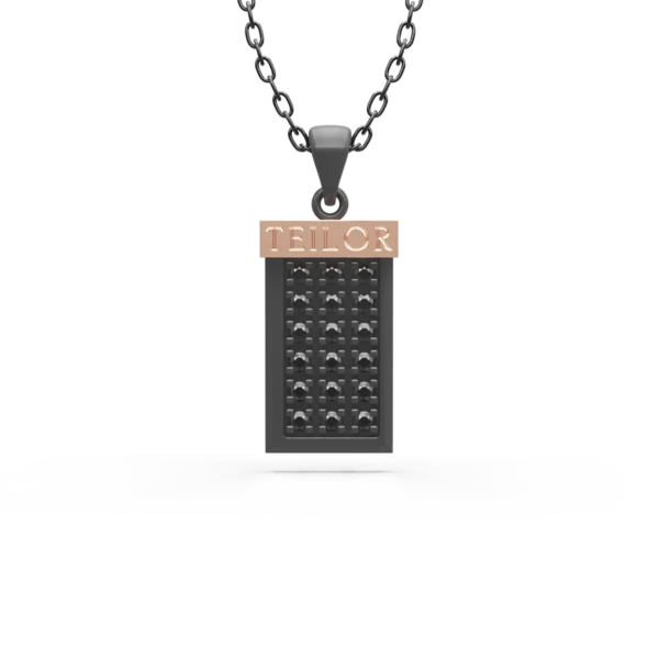 Lant cu pandantiv Skyline Gold