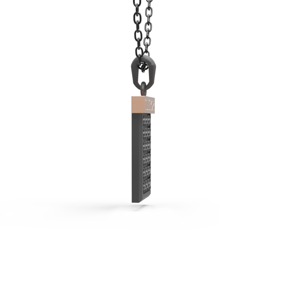 Lant cu pandantiv Skyline Gold - imagine 3