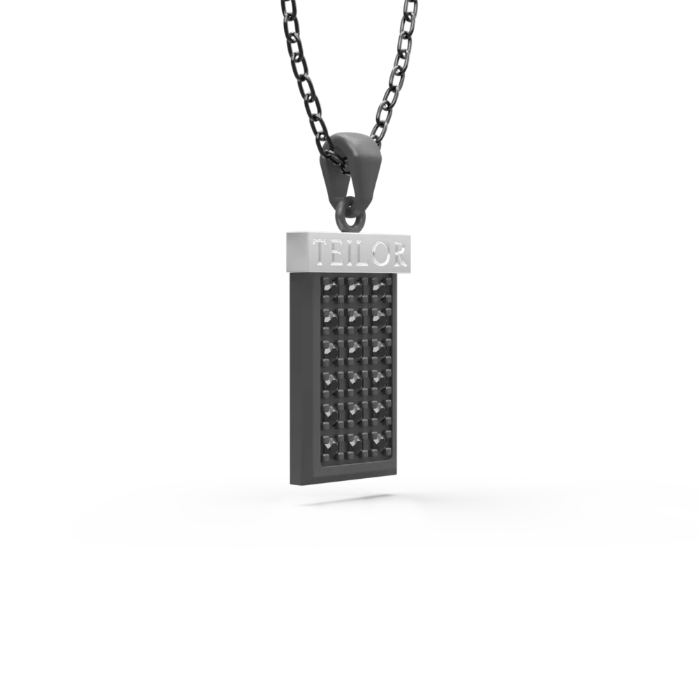 Lant cu pandantiv Skyline Gold - imagine 2