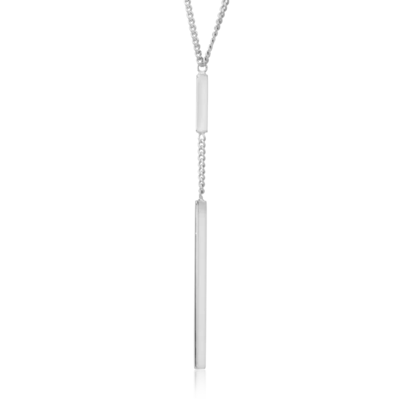 Lant cu pandantiv din aur alb