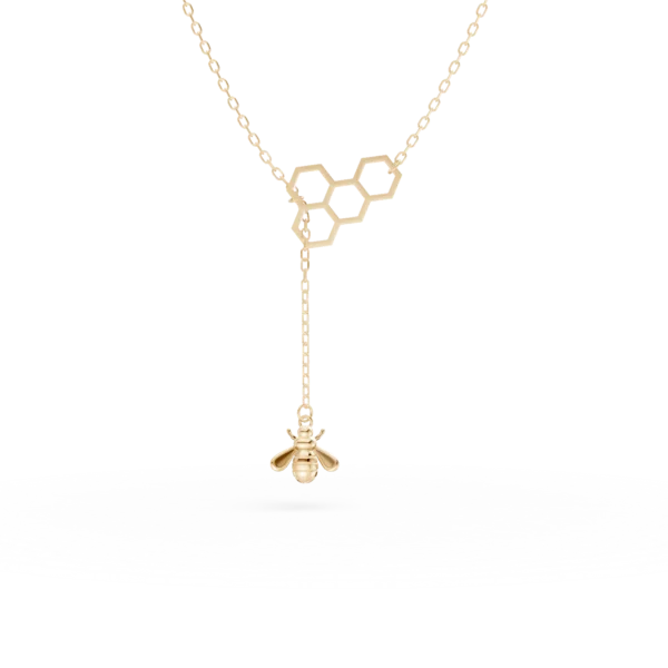 Lant cu pandantiv din aur galben