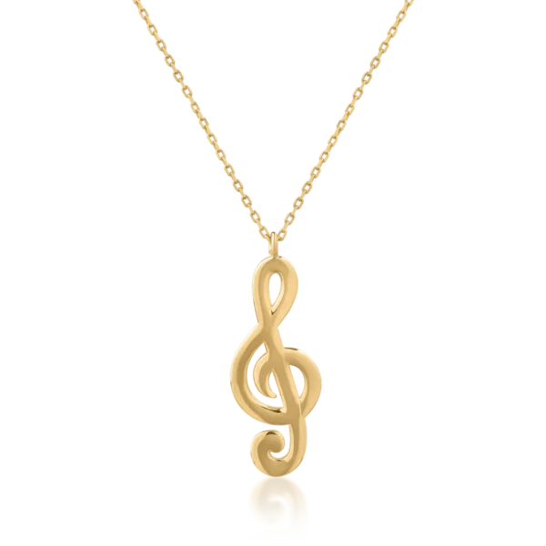 Lant cu pandantiv din aur galben